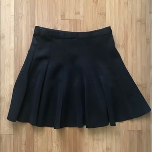Abercrombie & Finch pleated black skirt